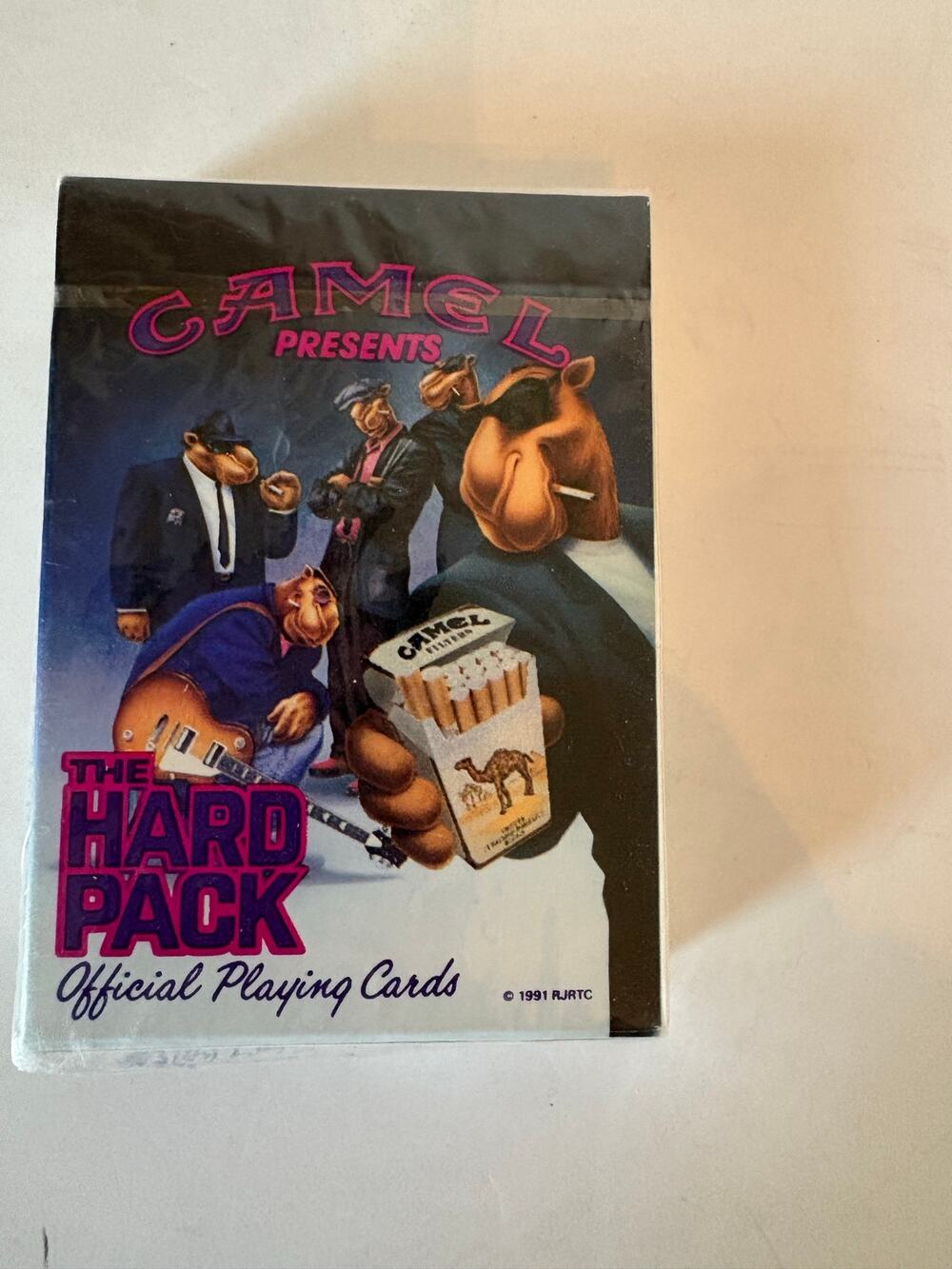Joe Camel hard pack playing cards NEW sealed